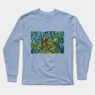 Amazon River Illustration Long Sleeve T-Shirt